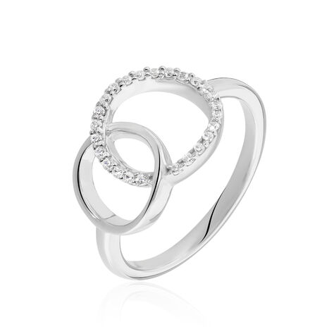 Bague Isabel Argent Blanc Oxyde De Zirconium - Bagues avec pierre Femme | Marc Orian
