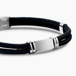 Bracelet Yannik Acier Blanc - Bracelets cordons Homme | Marc Orian