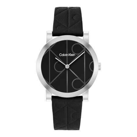 Montre Calvin Klein Monogram Noir - Nouveautés Femme | Marc Orian