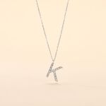 Collier Oran Or Blanc Diamant - Colliers avec pierres Femme | Marc Orian