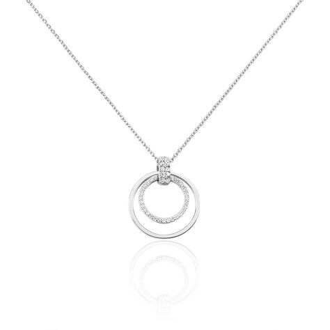 Collier Silvana Argent Blanc Oxyde De Zirconium - Colliers avec pierres Femme | Marc Orian