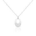 Collier Sautoir Hilarius Acier Blanc - Sautoirs Femme | Marc Orian