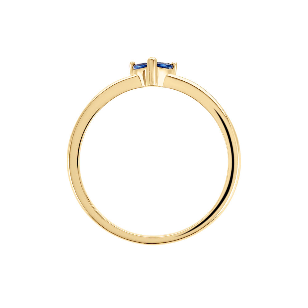 Bague Erma Plaqué Or Doré Oxyde De Zirconium - Bagues avec pierre Femme | Marc Orian