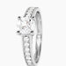 Bague Aramis Ld Platine Blanc Diamant Synth&eacute;tique - Solitaires Femme | Marc Orian