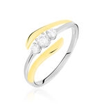Bague Mayline Or Bicolore Diamant - Bagues fian&ccedil;ailles Femme | Marc Orian