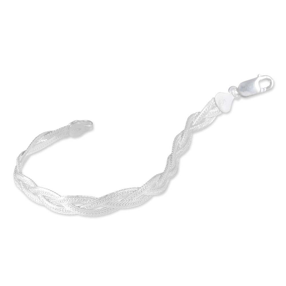 Bracelet Elae Argent Blanc - Bracelets mailles Femme | Marc Orian
