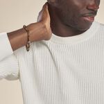 Bracelet Labhras Acier Blanc - Bracelets cha&icirc;nes Homme | Marc Orian