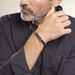 Bracelet Phebus Him Cuir De Vache Noir - Bracelets cuir Homme | Marc Orian