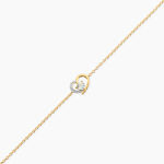 Bracelet Eliana Argent Dor&eacute; A L'Or 750/1000 Topaze Oxyde De Zirconium - Bracelets cha&icirc;nes Femme | Marc Orian