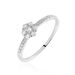 Bague Magnolia Or Blanc Diamant - Parures de mariage Femme | Marc Orian