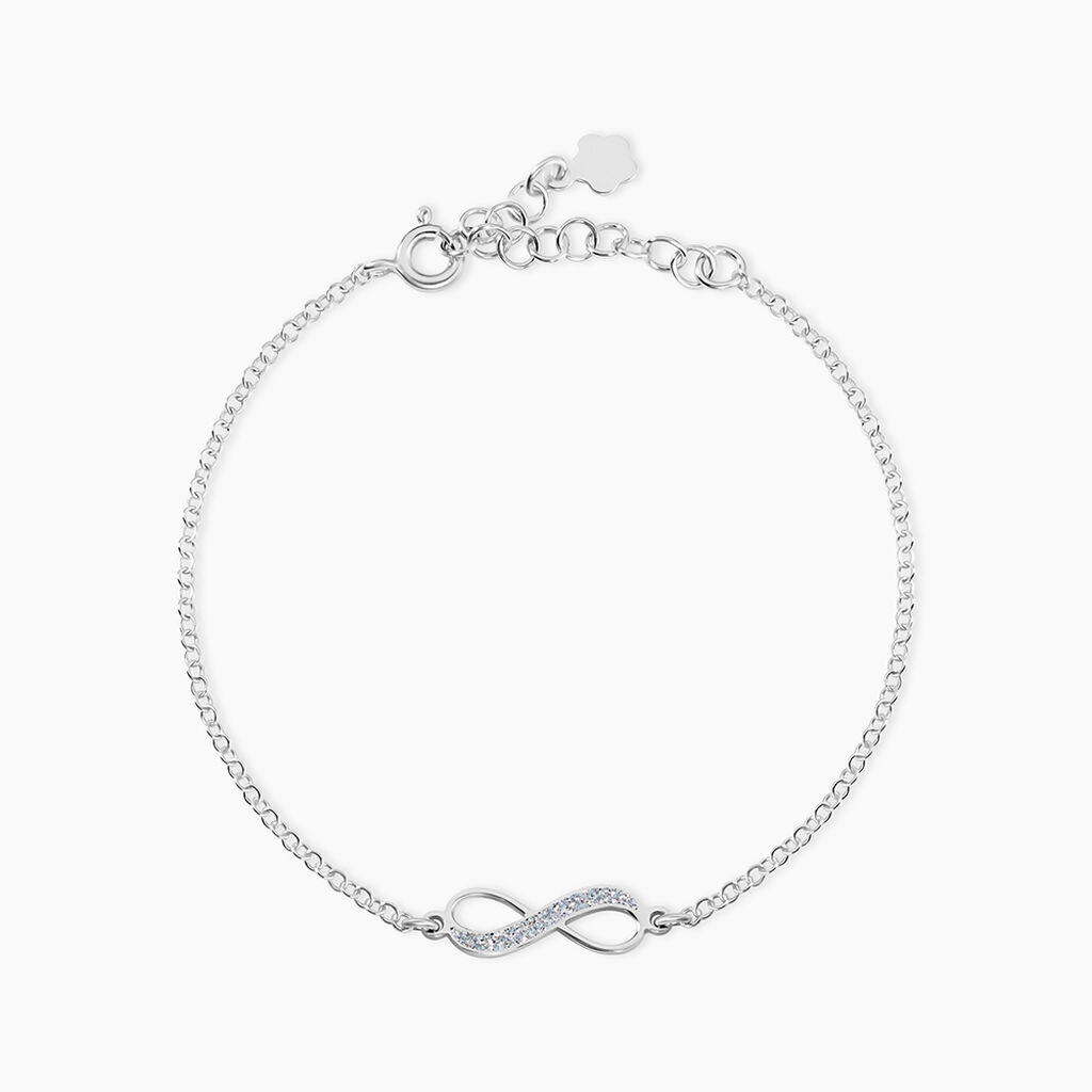Bracelet Zelma Argent Blanc - Bracelets fantaisie Femme | Marc Orian