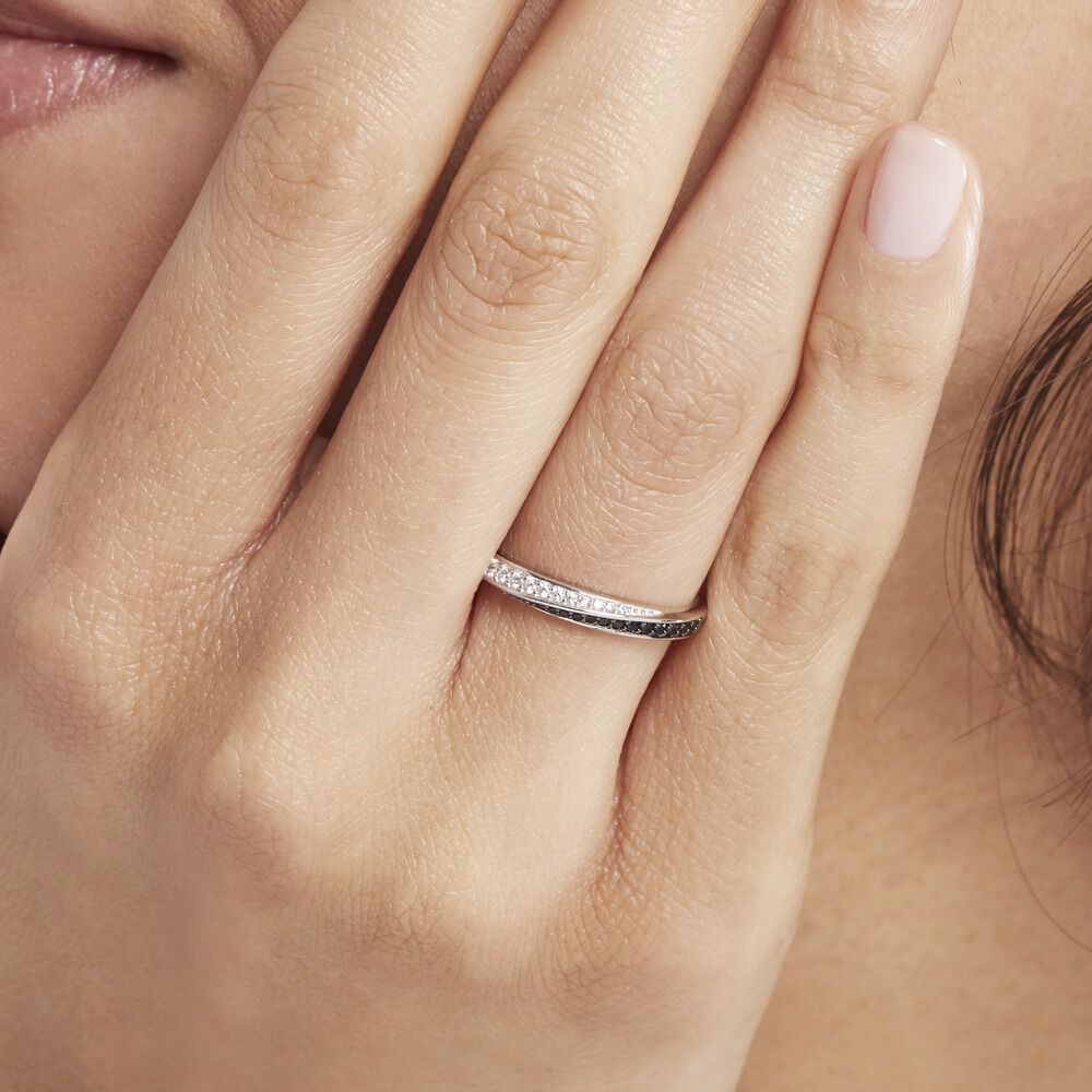 Bague Argent Blanc Agoston Oxydes De Zirconium - Bagues avec pierre Femme | Marc Orian
