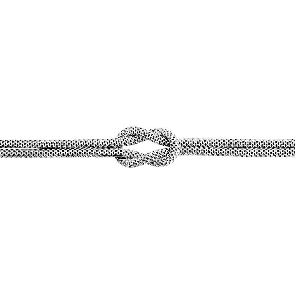 Bracelet Madison Argent Blanc - Bracelets chaînes Femme | Marc Orian