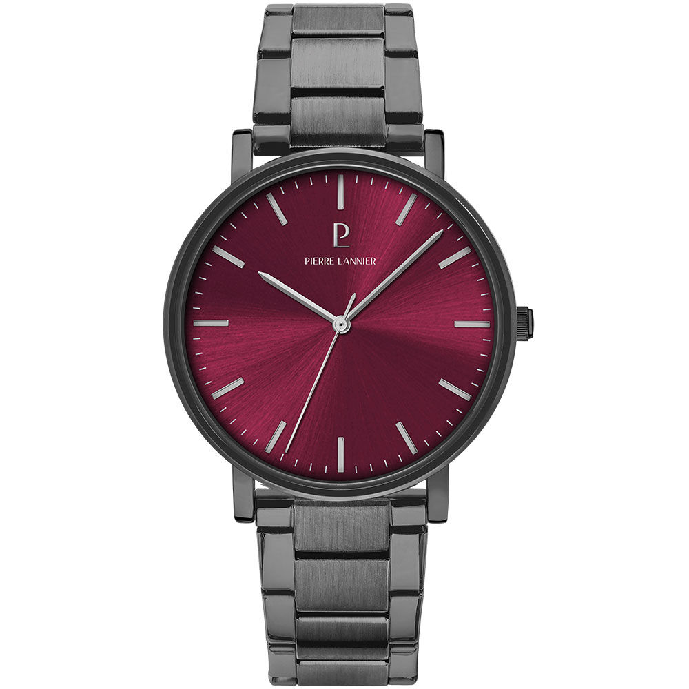 Montre Pierre Lannier Essential Bordeaux - Montres étanches Homme | Marc Orian
