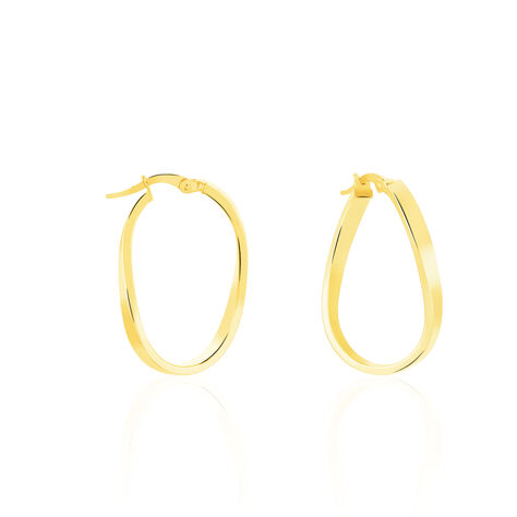 Créoles Silla Or Jaune - Boucles d'oreilles Créoles Femme | Marc Orian