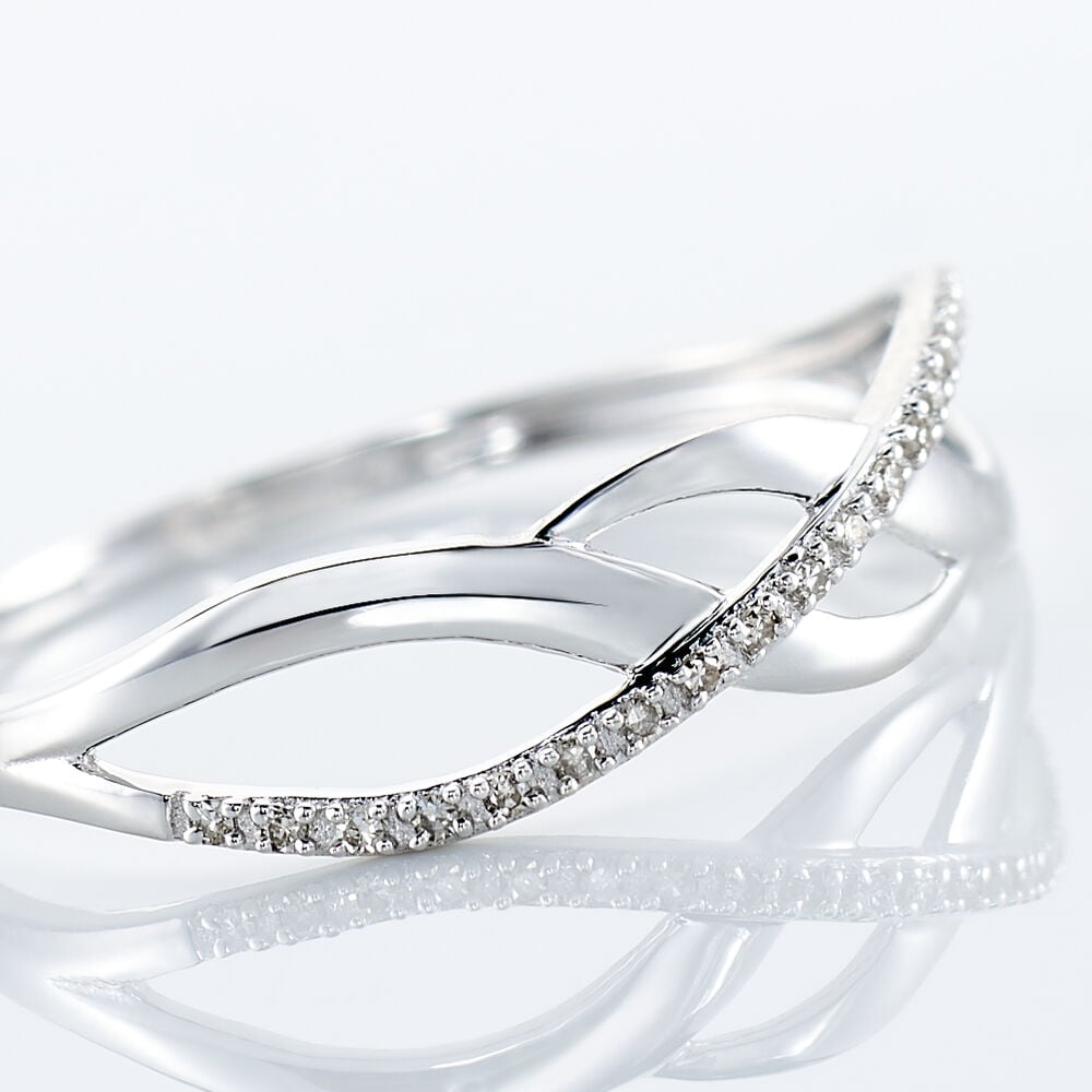 Bague Omnia Or Blanc Diamant - Bagues pierres précieuses Femme | Marc Orian