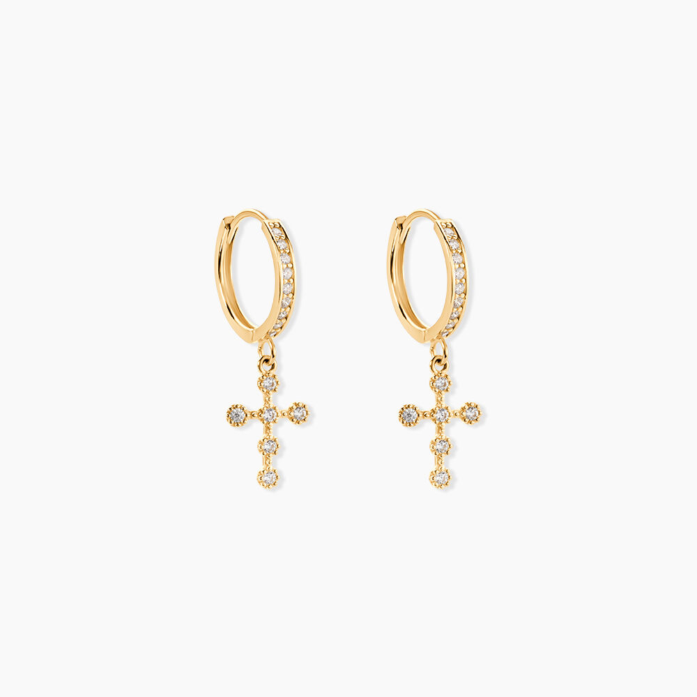 Cr&eacute;oles Royle Or Jaune Oxyde De Zirconium - Cr&eacute;oles Femme | Marc Orian