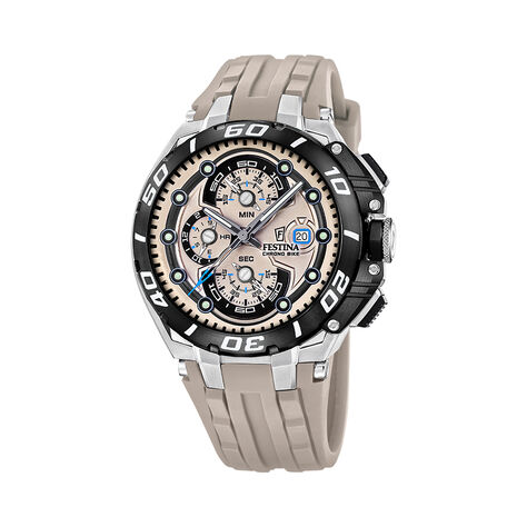Montre Festina Chrono Bike 6 Beige - Montres &eacute;tanches Homme | Marc Orian