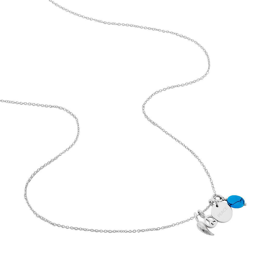 Collier Ammel Argent Blanc - Colliers fantaisie Femme | Marc Orian
