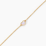 Bracelet L'amour Color&eacute; Or Jaune Nacre - Bracelets cha&icirc;nes Femme | Marc Orian