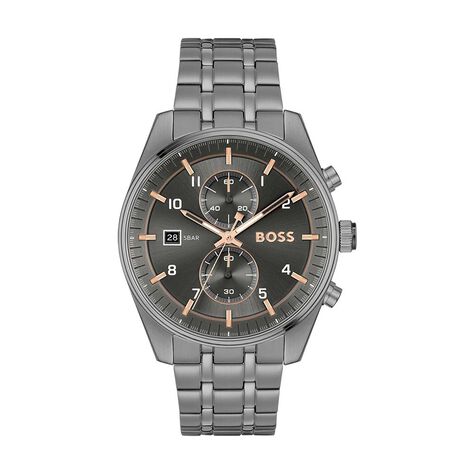 Montre Boss Skytraveller Gris - Montres &eacute;tanches Homme | Marc Orian