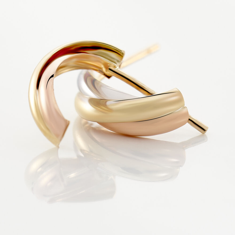 Cr&eacute;oles Igora Or Tricolore - Cr&eacute;oles Femme | Marc Orian