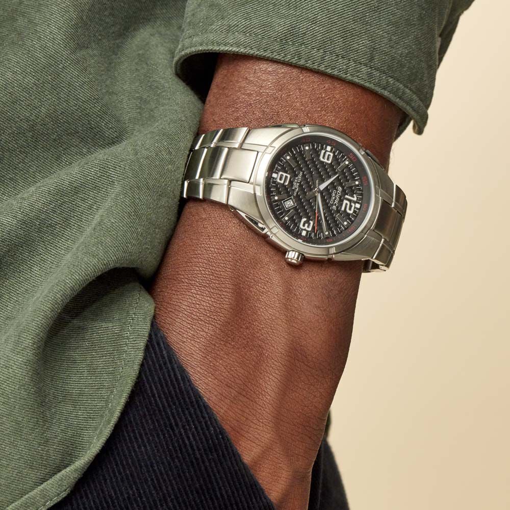 Montre Edifice Noir - Montres étanches Homme | Marc Orian