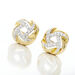 Boucles D'oreilles Puces Maryanna Or Jaune Diamant - Puces Femme | Marc Orian