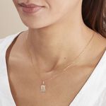 Pendentif Lamie Zodiaque Parchemin Or Jaune - Bijoux personnalis&eacute;s Famille | Marc Orian