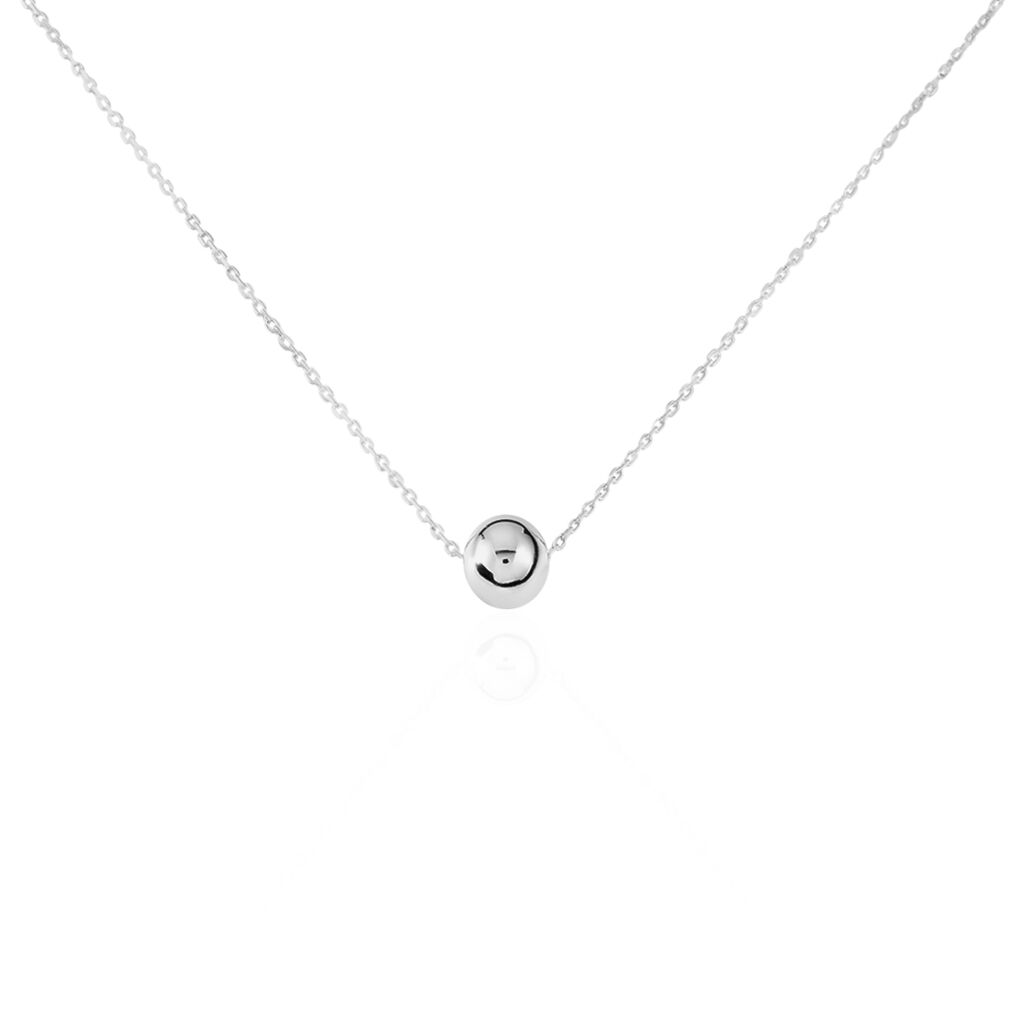 Collier Clara Argent Blanc - Colliers Femme | Marc Orian