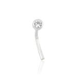 Piercing De Nez Fethi Serti Clos Or Blanc Oxyde De Zirconium - Piercing Nez Famille | Marc Orian