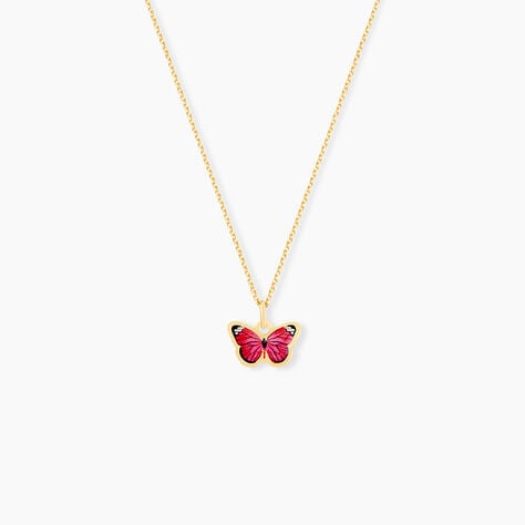 Collier Sulivia Papillon Or Jaune - Colliers été Enfant | Marc Orian
