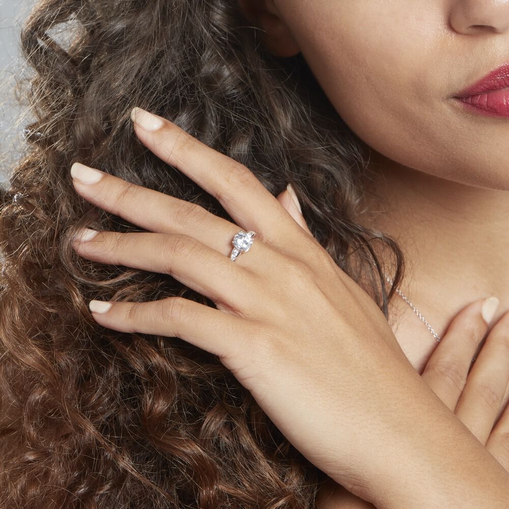 Bague Tatjana Or Jaune Oxyde De Zirconium - Solitaires Femme | Marc Orian
