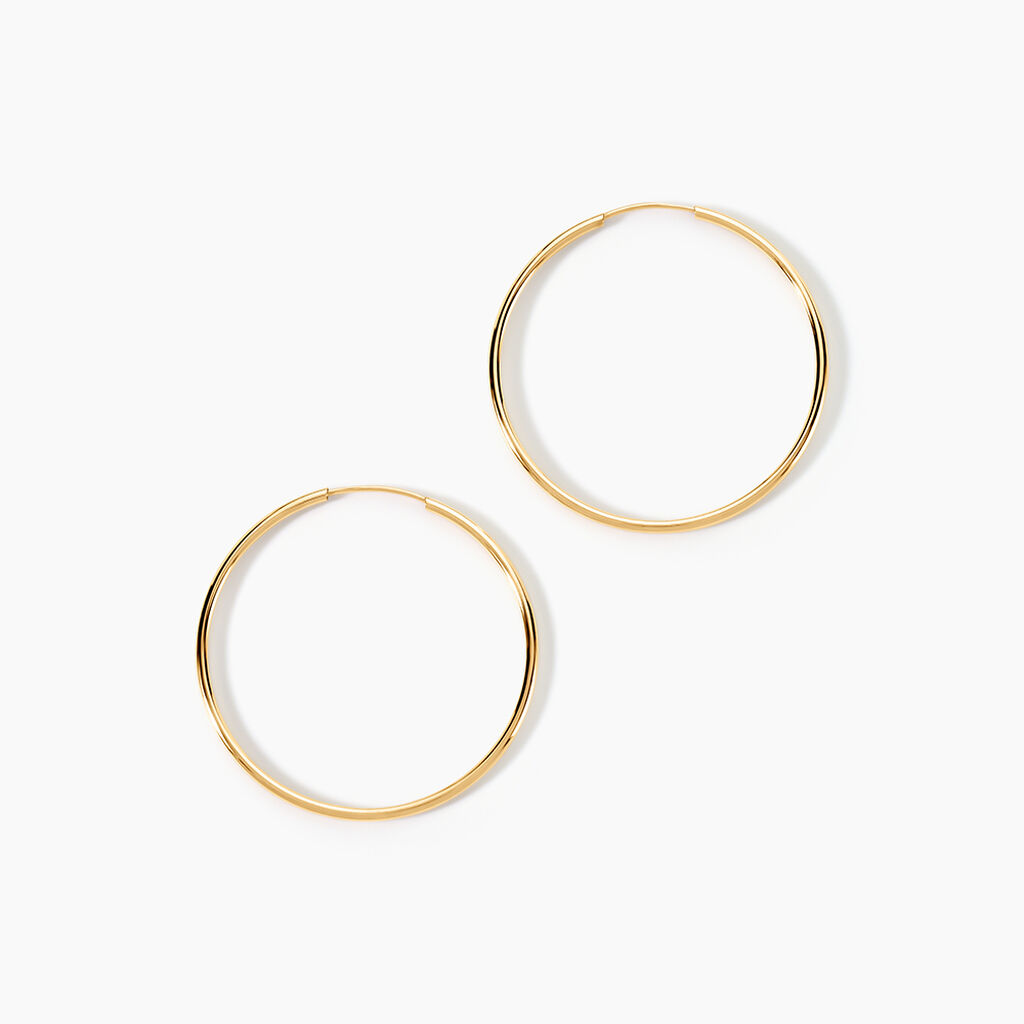 Cr&eacute;oles Dominae Or Jaune - Cr&eacute;oles Femme | Marc Orian