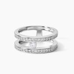 Bague Hermione Argent Blanc Oxyde De Zirconium - Bijoux fantaisie Femme | Marc Orian