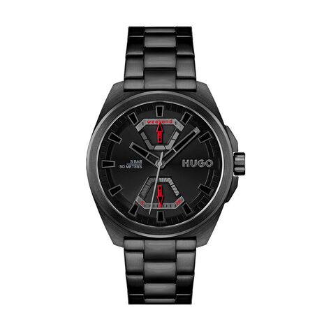 Montre Hugo Expose Noir - Montres étanches Homme | Marc Orian