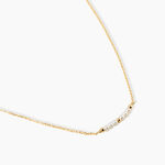 Collier Tova Argent Dor&eacute; A L'Or 750/1000 Perle De Culture - Colliers avec pierres  | Marc Orian