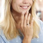 Bague Candice Or Blanc Topaze - Bagues pierres fines Femme | Marc Orian