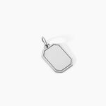 Pendentif Eulalio Argent Blanc - Bijoux fantaisie Homme | Marc Orian