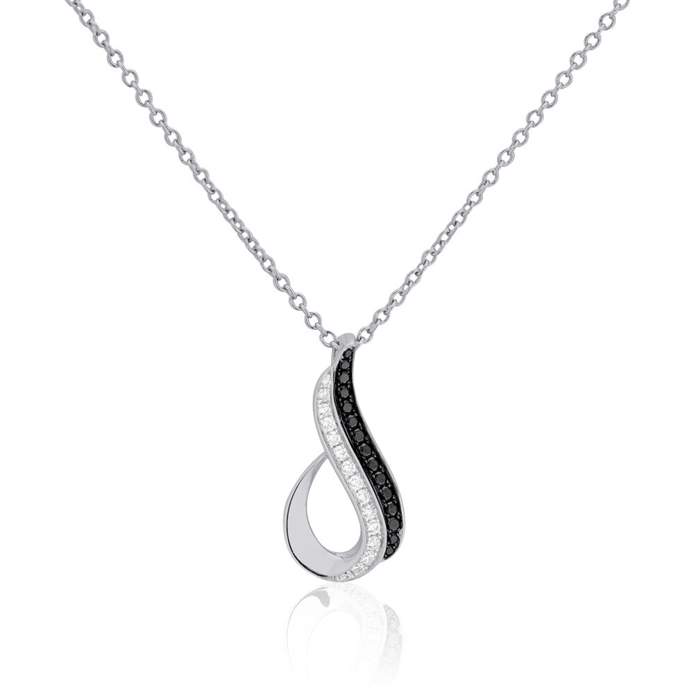 Collier Priscillia Argent Blanc Oxyde De Zirconium - Colliers avec pierres Femme | Marc Orian