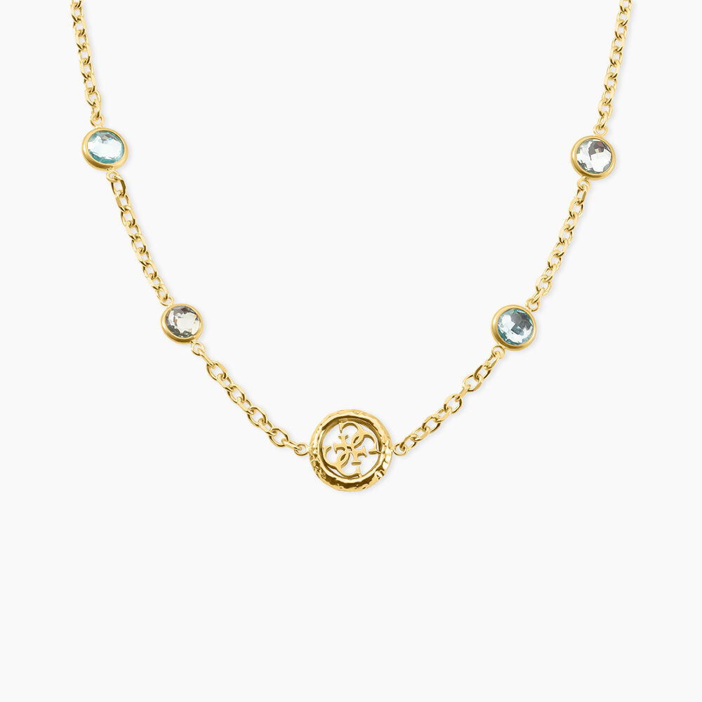 Collier Guess Petra Acier Jaune Oxyde De Zirconium - Colliers avec pierres Femme | Marc Orian