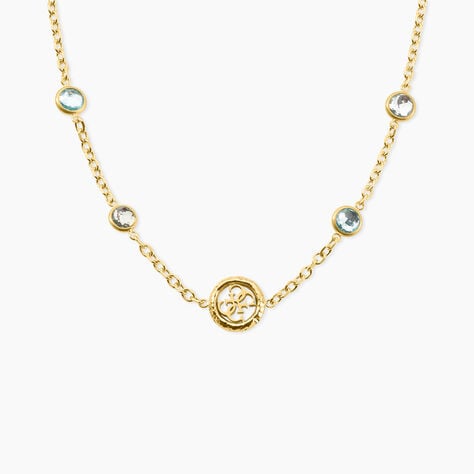 Collier Guess Petra Acier Jaune Oxyde De Zirconium - Colliers avec pierres Femme | Marc Orian