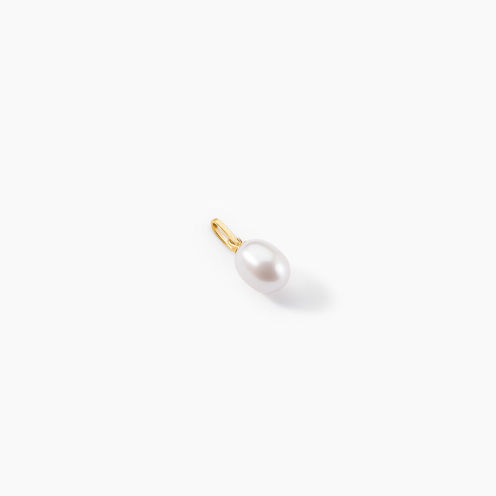Pendentif Yoela Or Jaune Perle De Culture - Parures de mariage Femme | Marc Orian