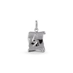 Pendentif Tamika Argent Blanc - Bijoux personnalis&eacute;s Famille | Marc Orian