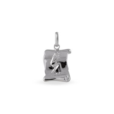 Pendentif Tamika Argent Blanc