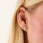 Boucles D'Oreilles Puces Edeline Or Jaune Oxyde De Zirconium - Puces Femme | Marc Orian