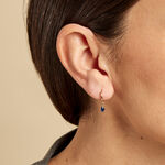 Cr&eacute;oles Vasily Or Jaune Saphir - Boucles d'oreilles mariage Femme | Marc Orian