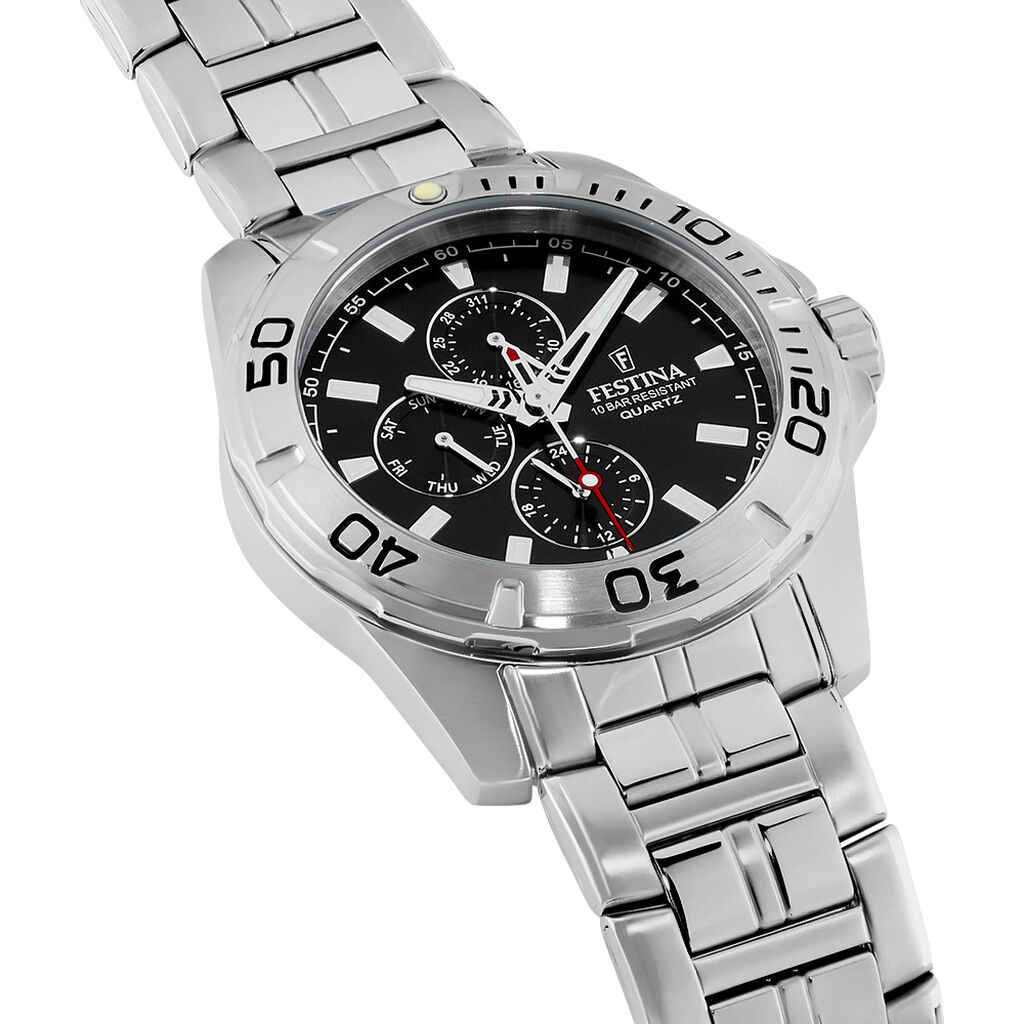 Montre Festina Multifonctions Noir - Montres sport Homme | Marc Orian
