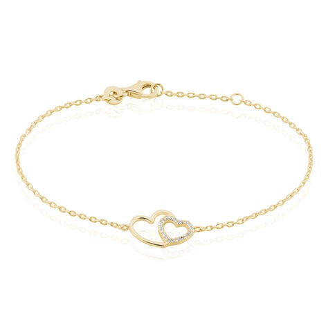 Bracelet Alexandra Plaqu&eacute; Or Jaune Oxyde De Zirconium - Bracelets fantaisie Femme | Marc Orian