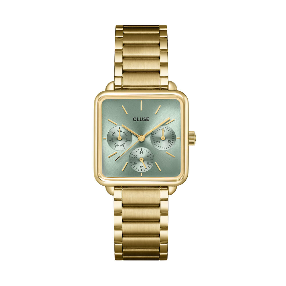 Montre Cluse La Tétragone Multifunction Vert - Montres Femme | Marc Orian